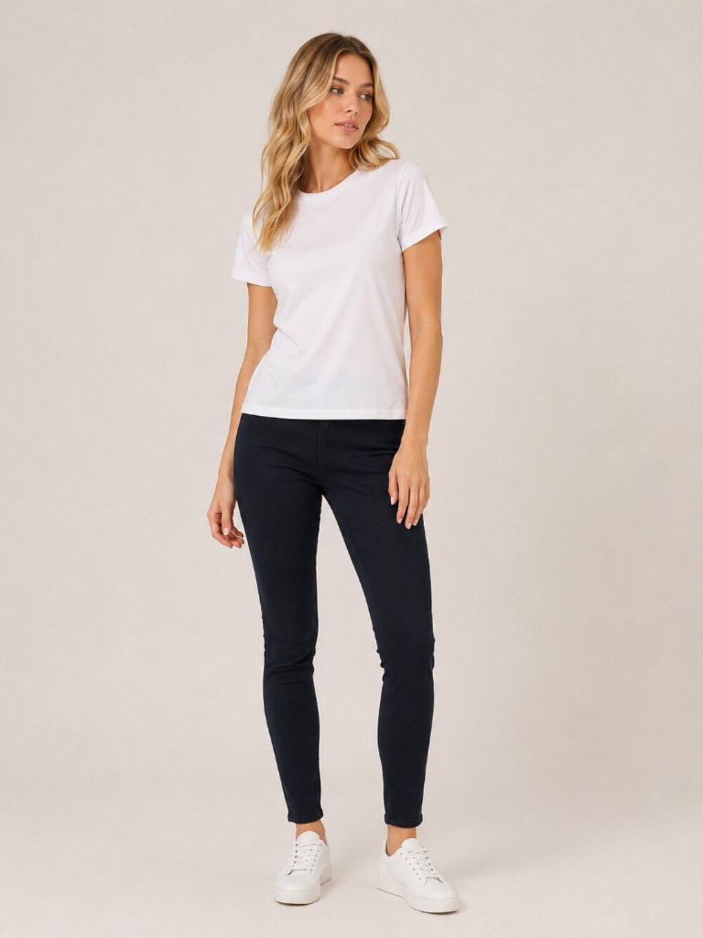 2/$30 Chico's Pullon Faux Pockets Jegging Black Medium 10 #A2977